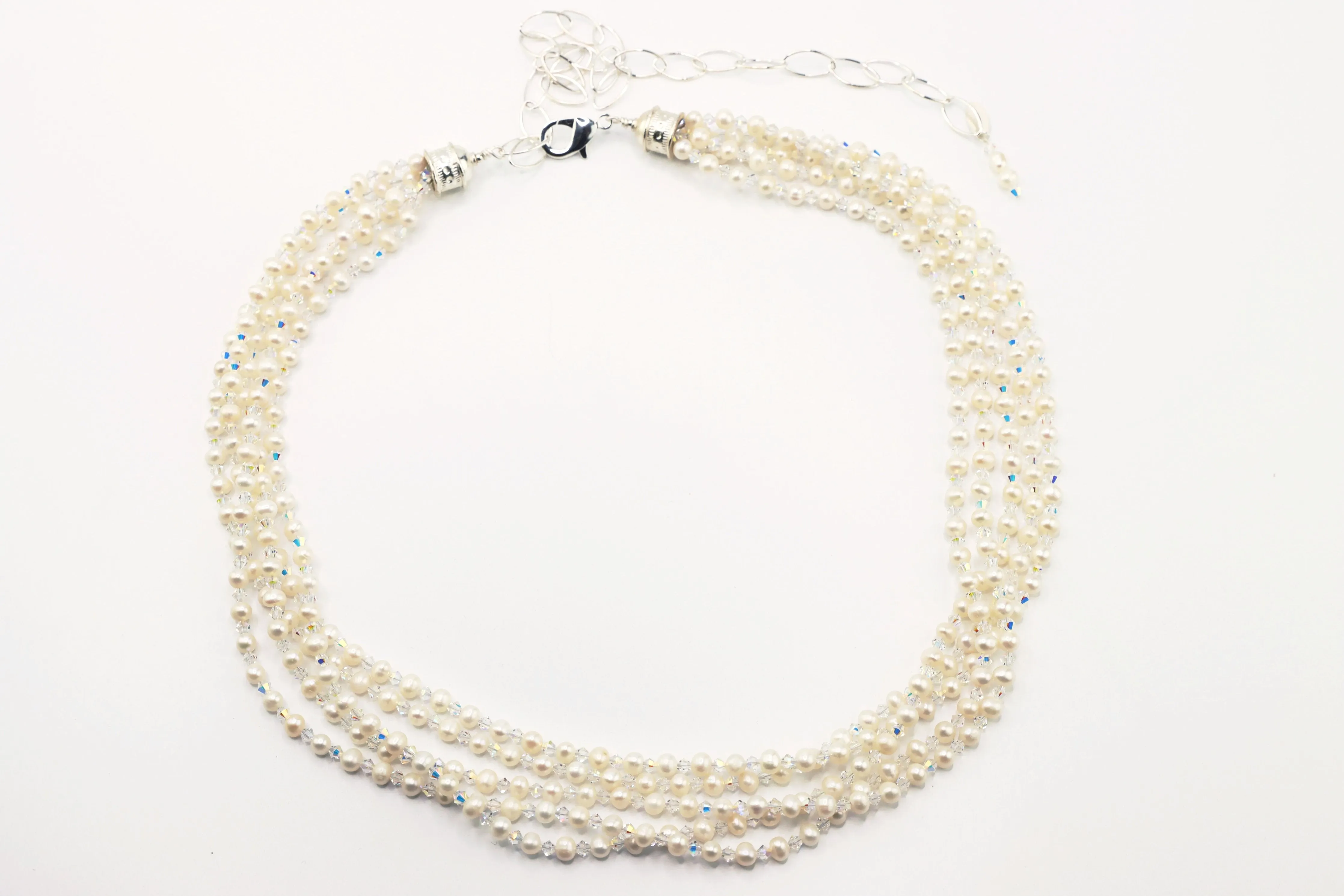 Sparkling Pearl Necklace