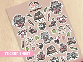 Sticker Sheet - Vintage Faves