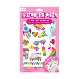 Tattoo Palooza Temp Tattoos - Over the Rainbow