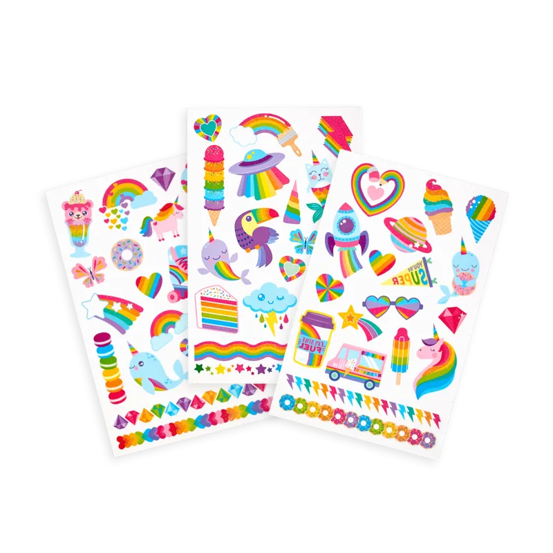 Tattoo Palooza Temp Tattoos - Over the Rainbow