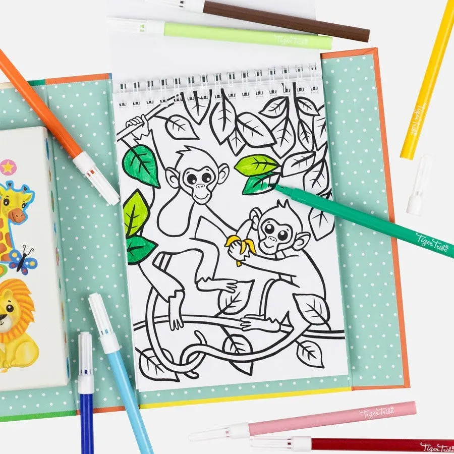 Tiger Tribe: Colouring Set Zoo