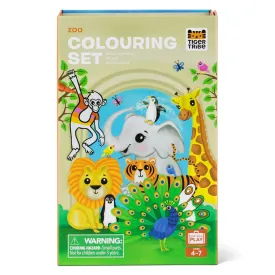 Tiger Tribe Colouring Set Zoo