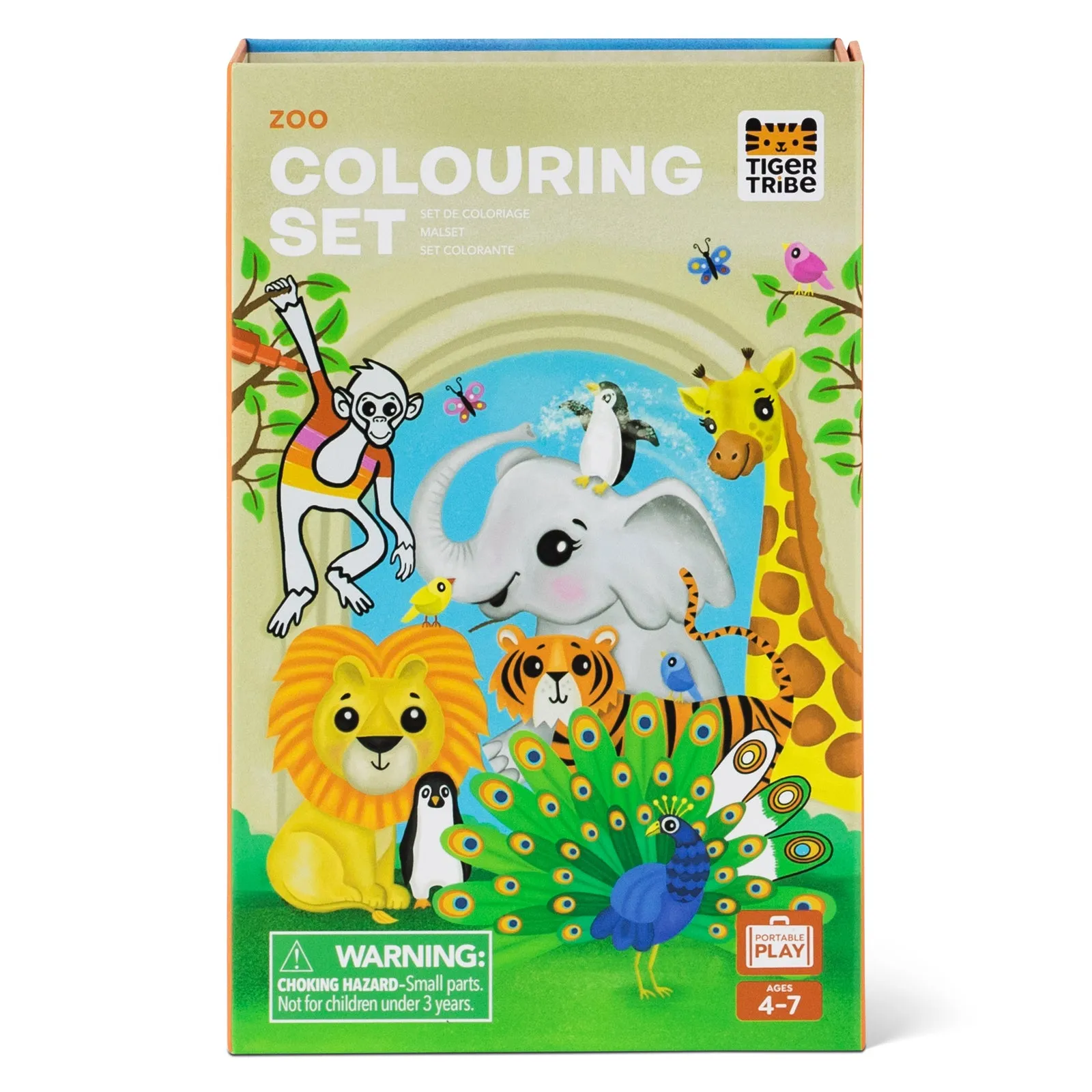 Tiger Tribe Colouring Set Zoo